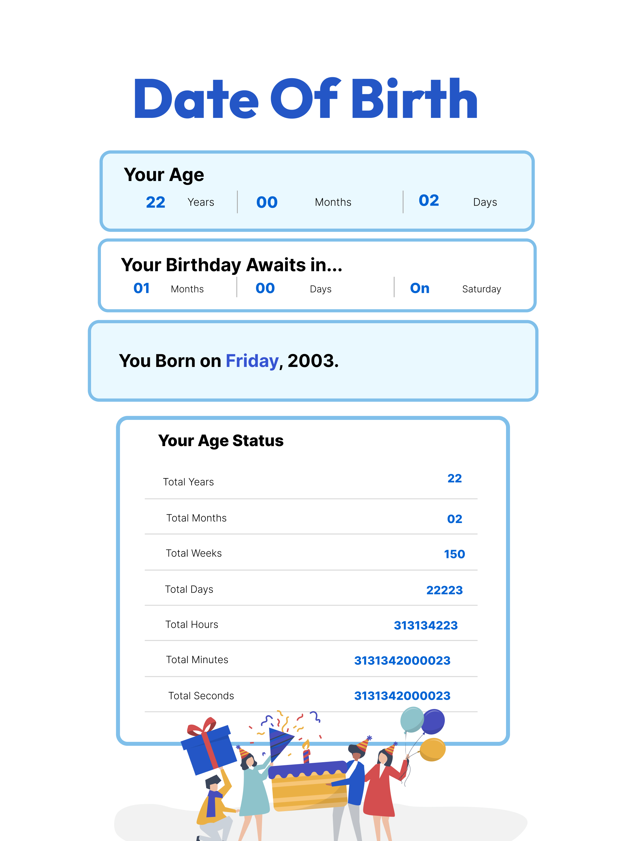 Age Calculator & Timer screenshot 9