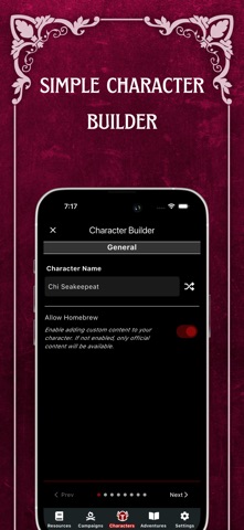 RPG Campaign Planner Companion iPhone screenshot