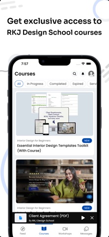 RKJ Design School iPhone screenshot