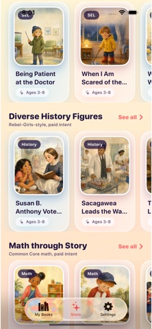 PicBook Learning Stories iPhone screenshot