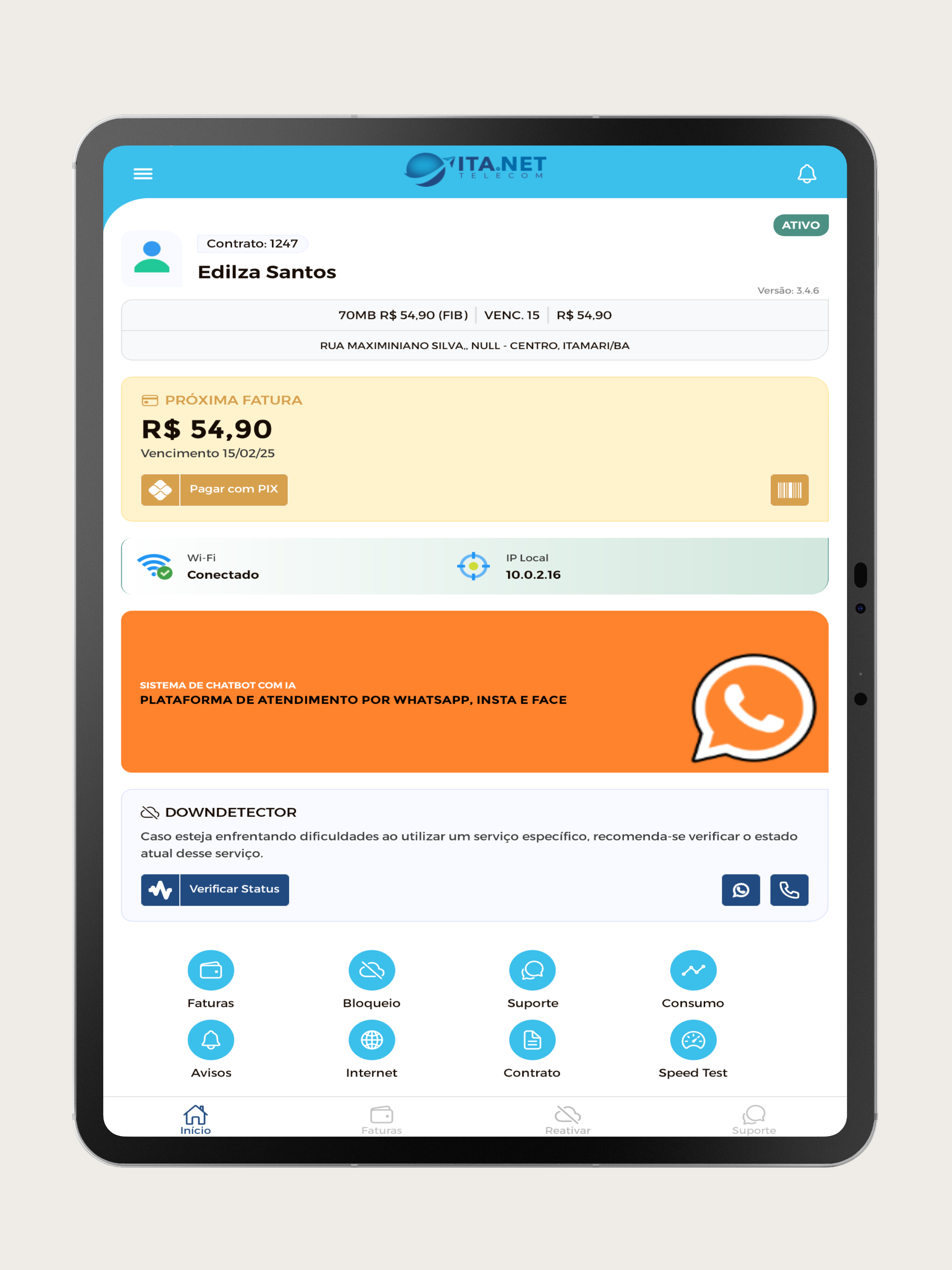 ITA.NET TELECOM screenshot 7