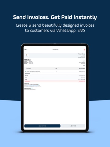 Hubtel BackOffice iPad screenshot