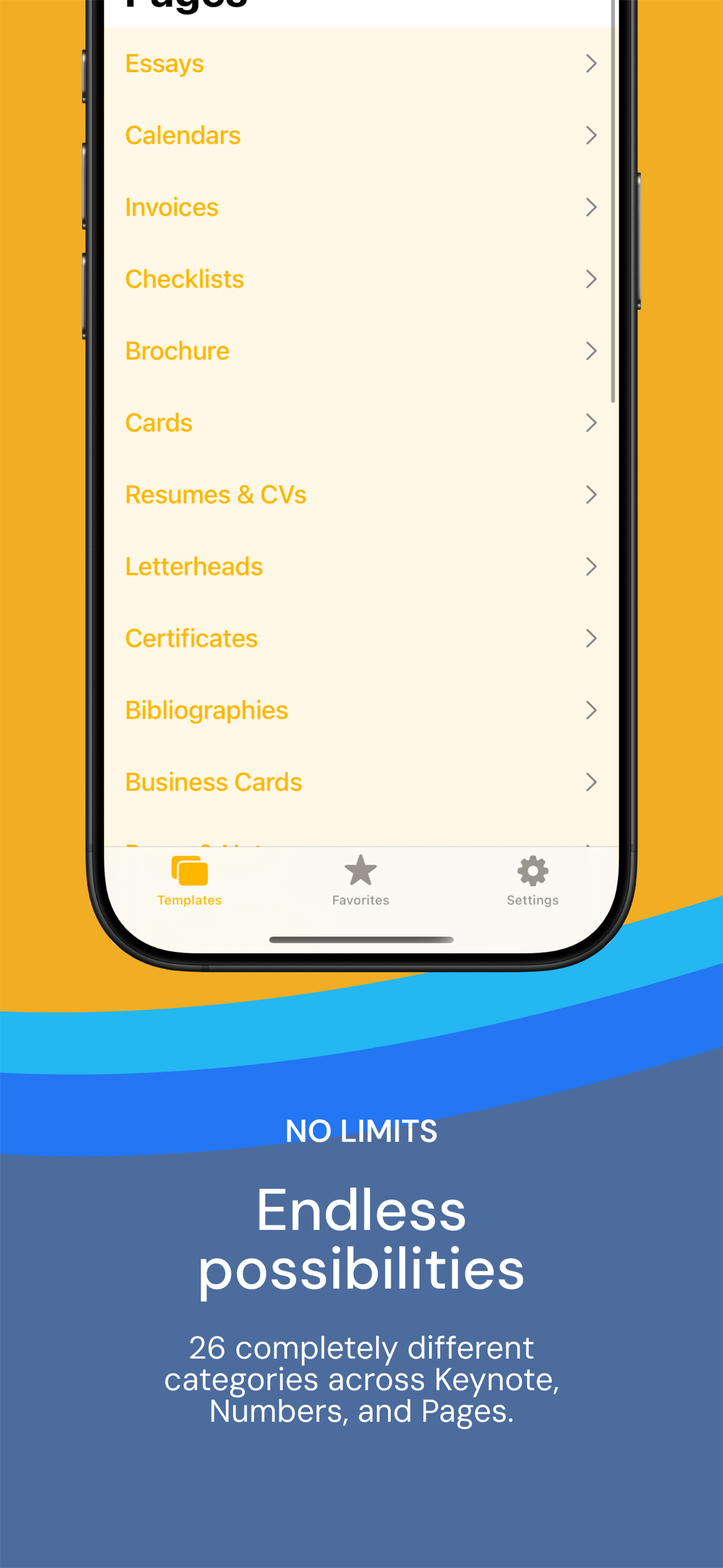 Templates for iWork Bundle Ed. screenshot 2
