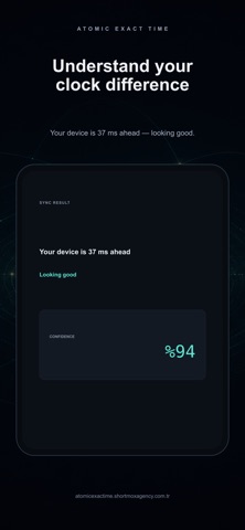 Atomic Exact Time: Clock Screenshot 2 of 5