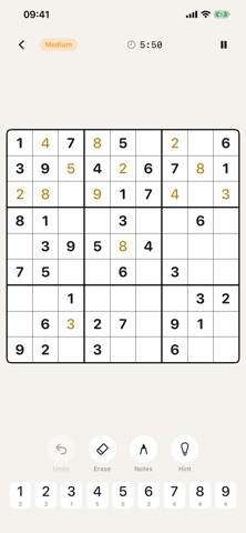 Sudoku Kuro screenshot
