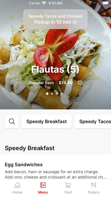 Speedy Tacos and Chicken