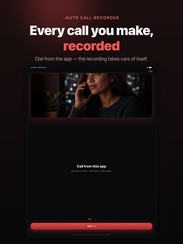 Auto Call Recorder: Calls iPad screenshot