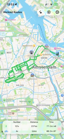 Workout Route screenshot