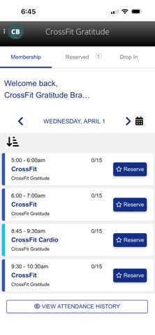 App screenshot