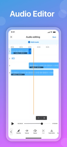 Audio Converter - Music editor Screenshot 3 of 6