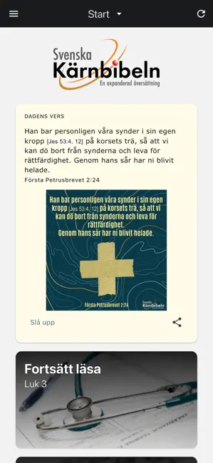 Svenska Kärnbibeln iPhone screenshot 2