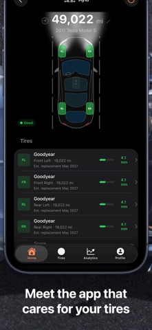 Tread – Tire Health Tracker iPhone screenshot