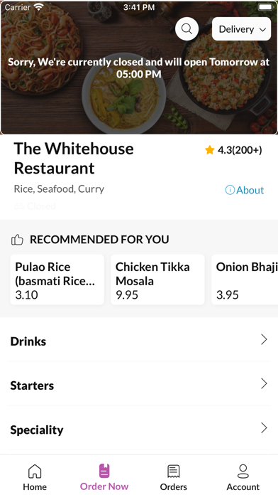 The Whitehouse Restaurant Screenshot