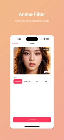 AI FaceSwap - Fun Face Changer iPhone screenshot