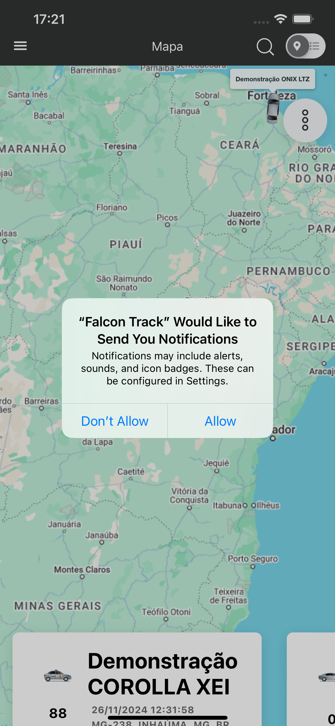Falcon Rastreamento Veicular screenshot 3