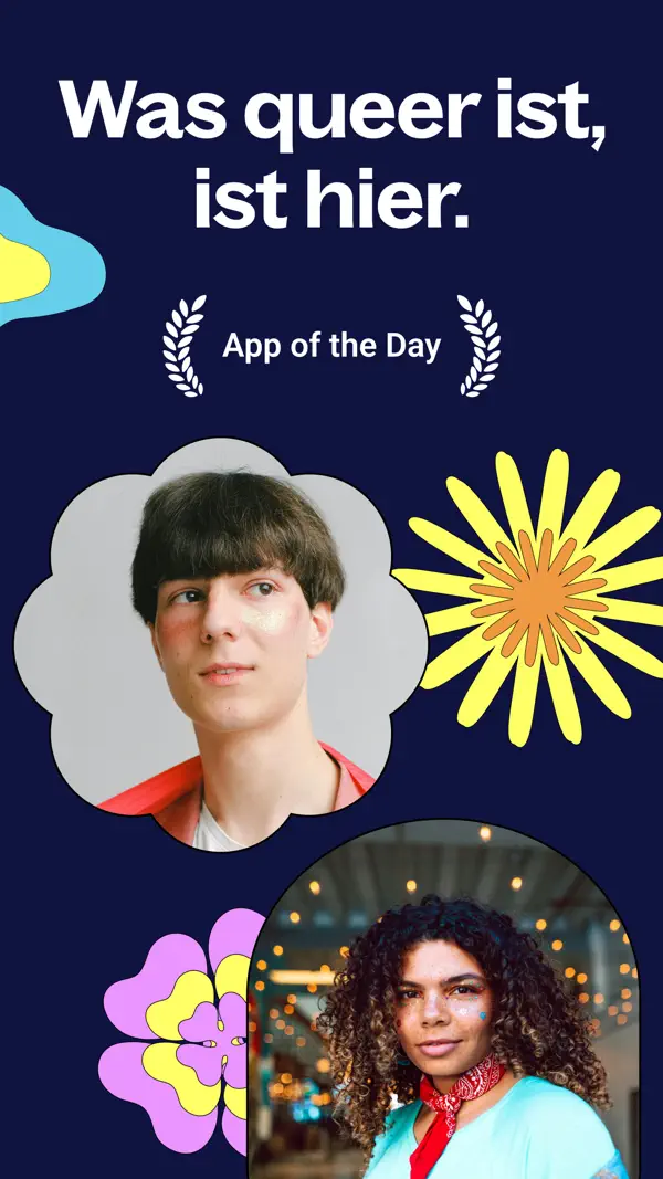 Lex: App für queere Menschen iPhone App Screenshot 1 – Soziale Netzwerke