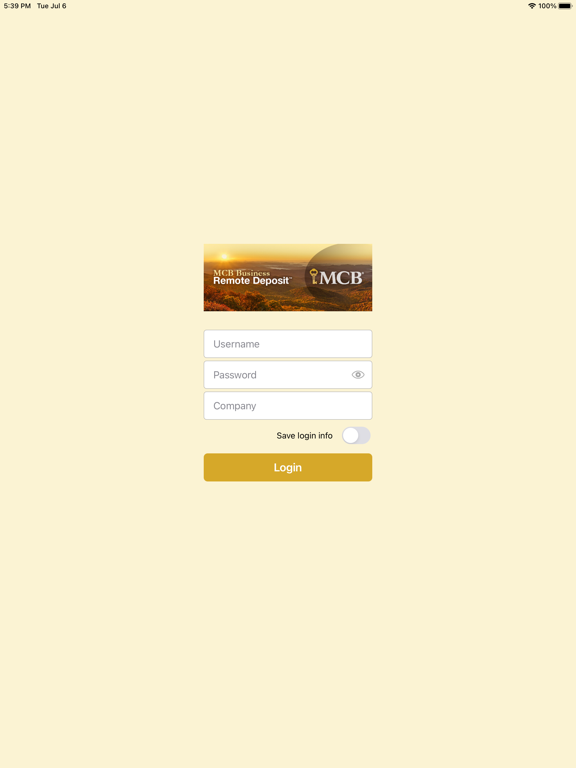 MCB Business Remote Deposit