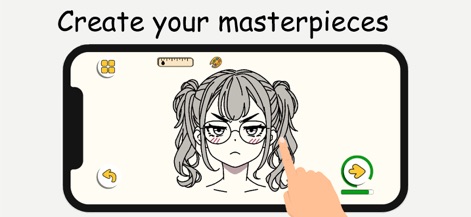 ArtLoop: How To Draw Lessons - Users can easily create and refine their masterpieces using the intuitive drawing pad, which responds comfortably to both finger and stylus input.