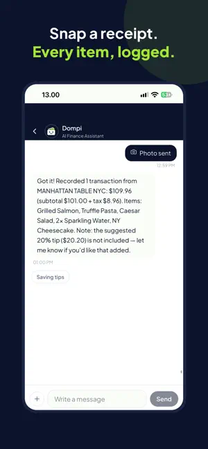 Dompi: AI Expense Tracker screenshot 2