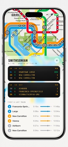 DC Metro ETA Screenshot 4 of 6