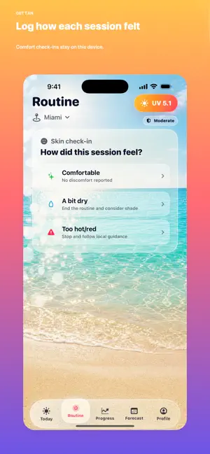 Get Tan: UV Index & SPF Timer screenshot 4