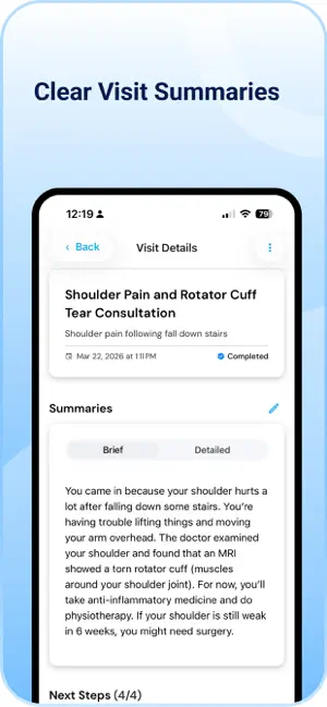 VisitRecap iPhone screenshot 2
