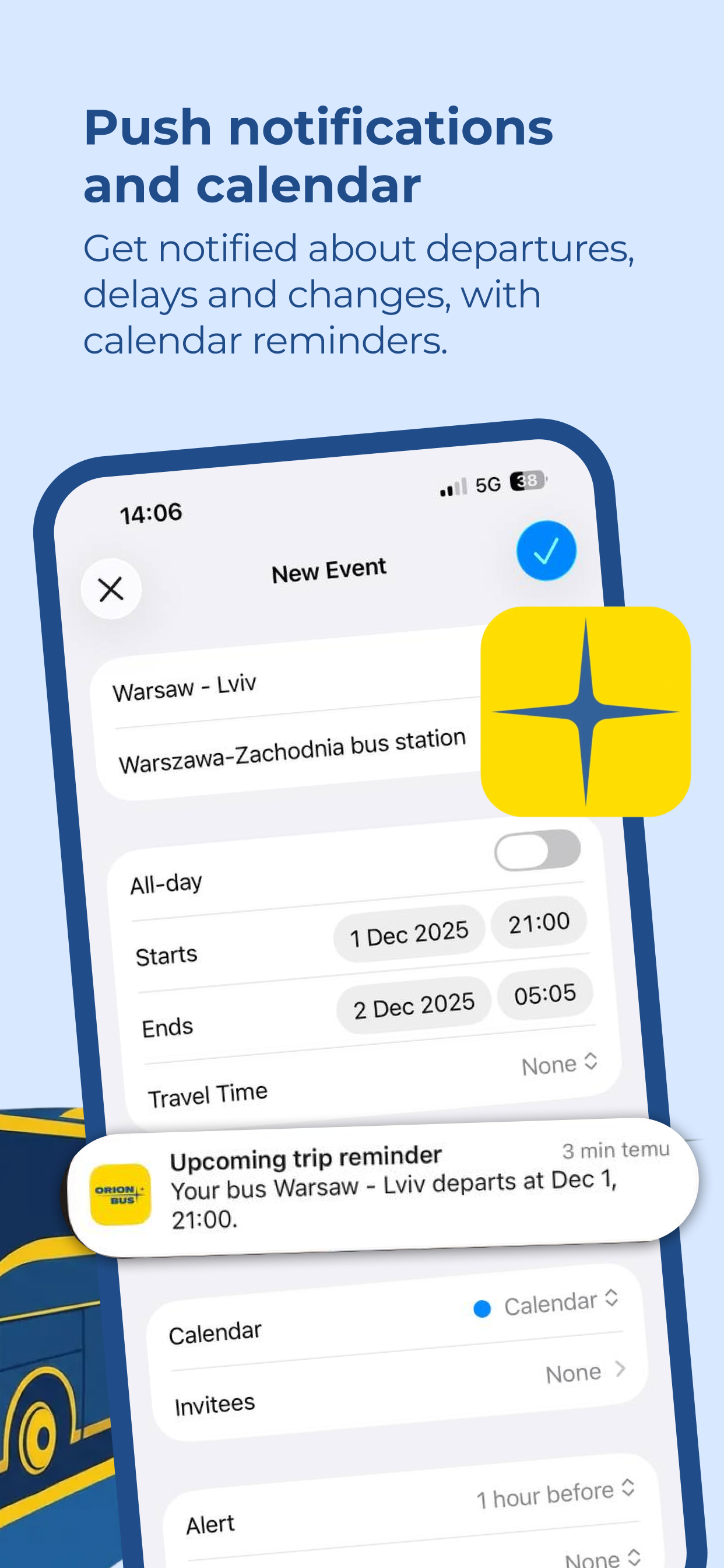 ORION BUS – Bus Tickets