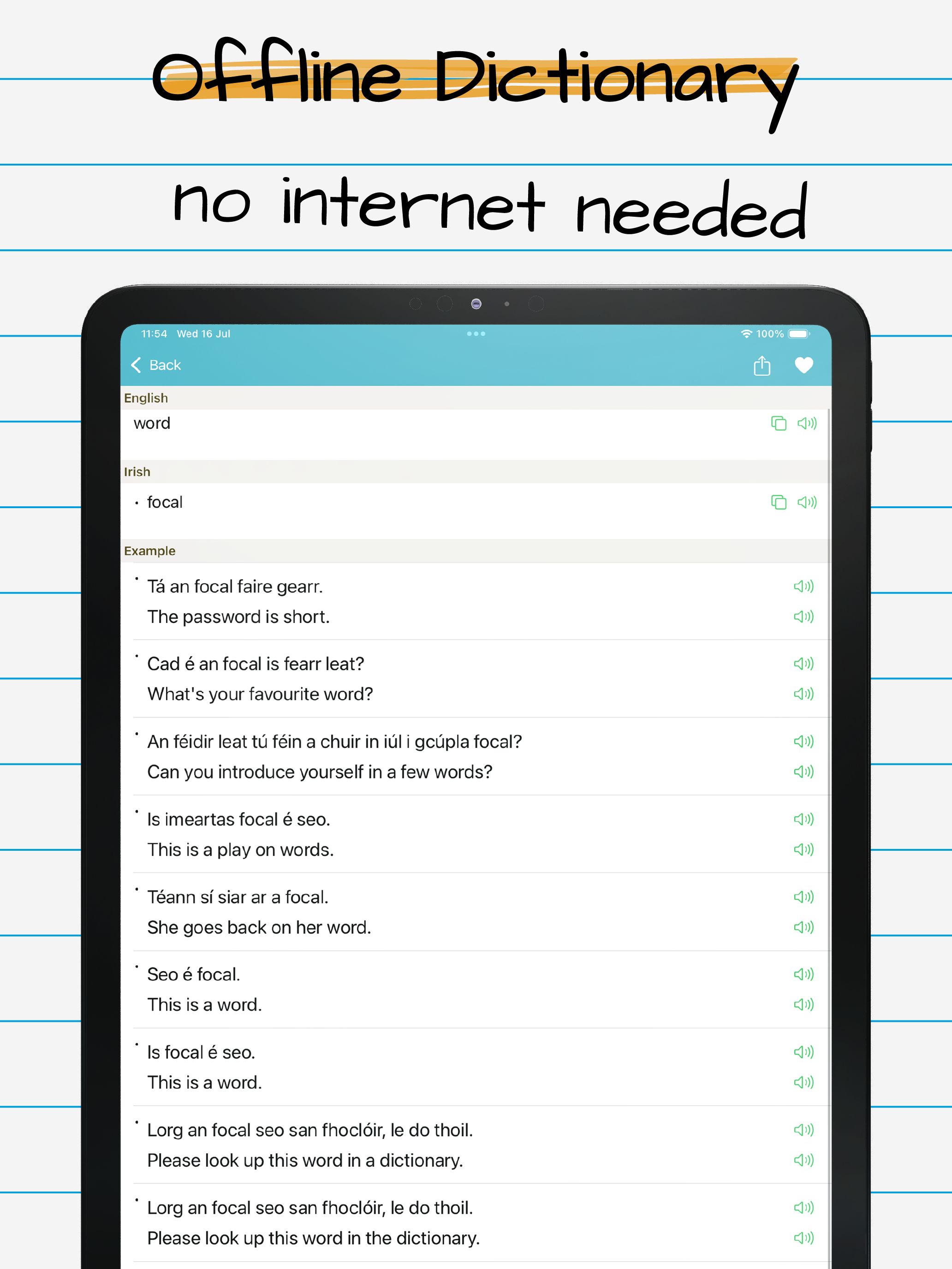 Irish English Dictionary + screenshot 10