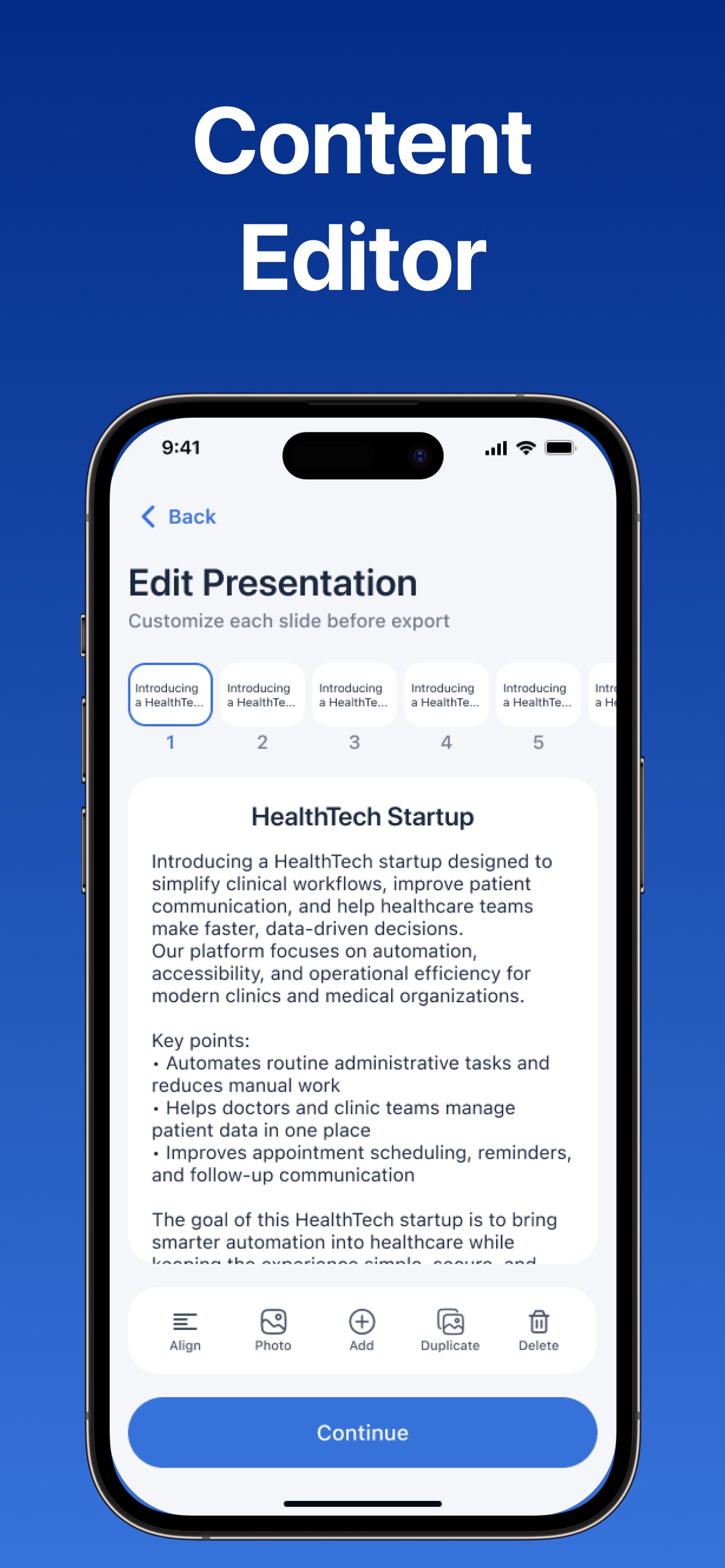 Screenshot 6 of AI Presentation Maker ‧
