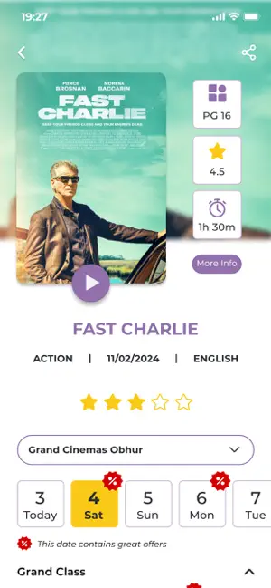 Grand Cinemas KSA iPhone screenshot 2