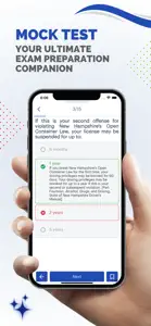 NH DMV Drivers Permit Test screenshot #2 for iPhone