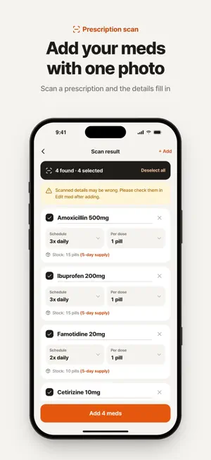 Yaksim: AI Pill Reminder & Log screenshot 2