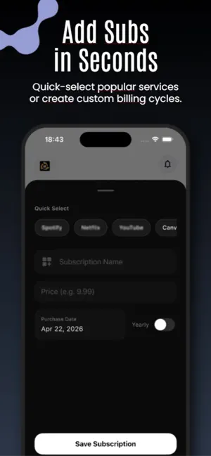 Sub Tracker: Manage Bills screenshot 4