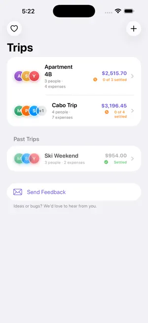 Tally: Split Bills & Expenses screenshot 3