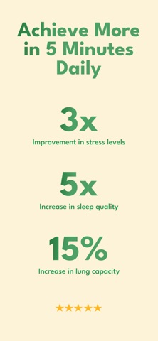 Breathworkk: Breathing App iPhone screenshot