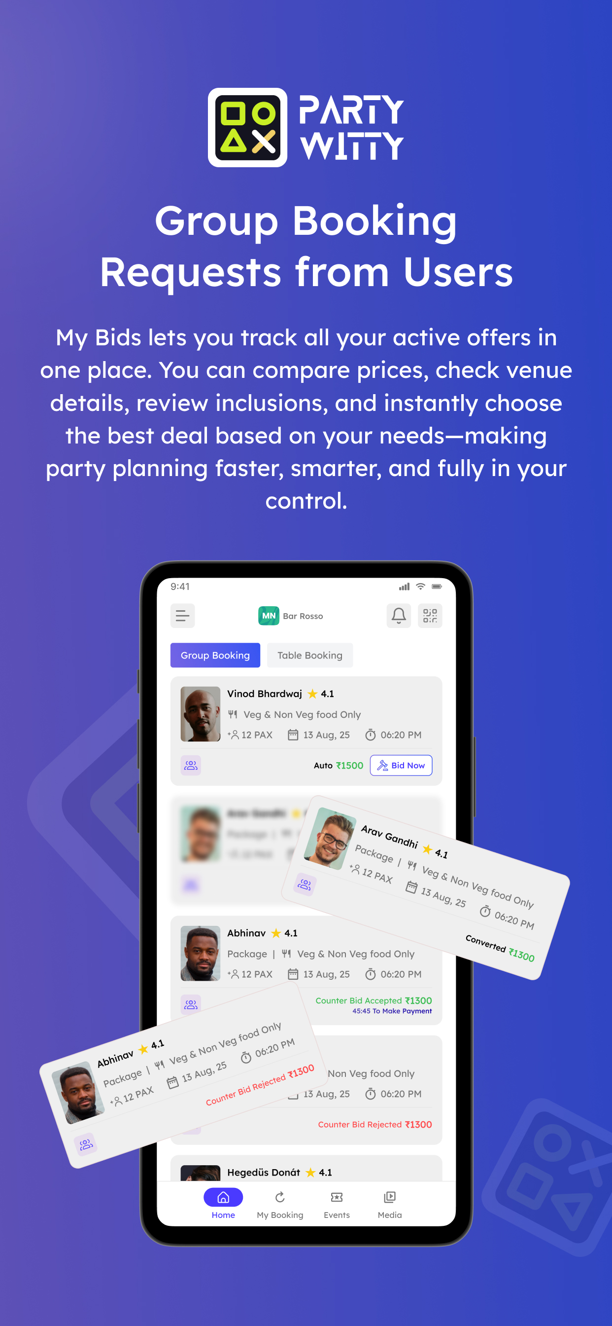 Partywitty Partner screenshot 2