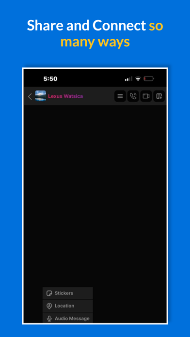 yCliq screenshot