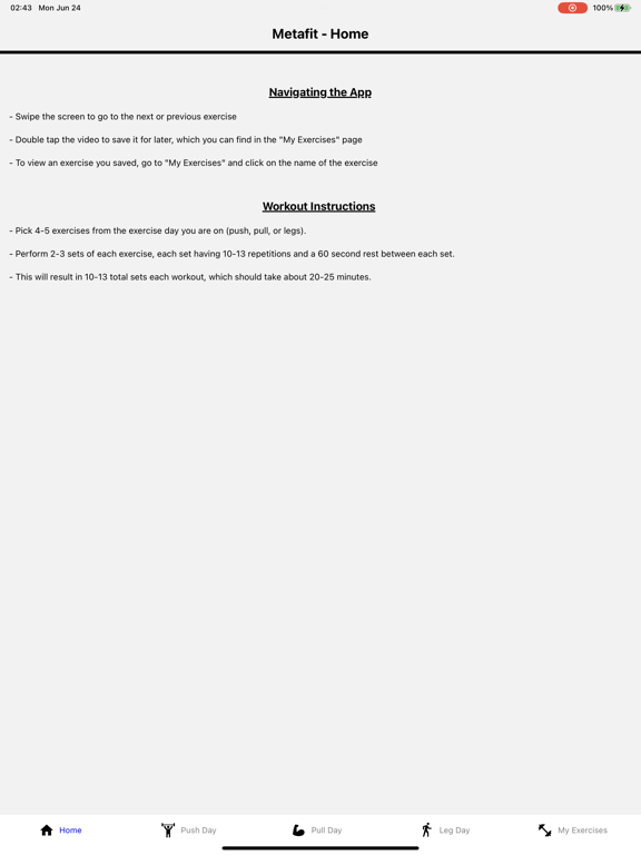 Screenshot #5 pour Metafit Workout Builder
