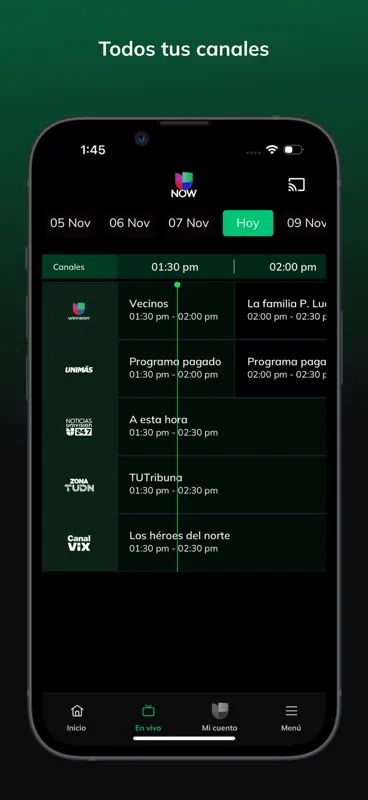 Univision Now screenshot 2 of 5