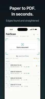 FairScan - PDF Scanner & OCR screenshot 1
