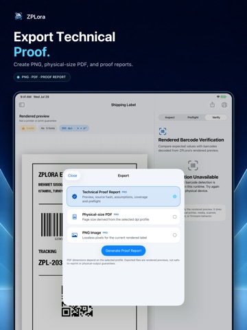 ZPLora: ZPL Label Viewer iPad screenshot