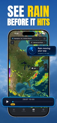 NOAA Weather Radar Live Map . iPhone screenshot 7