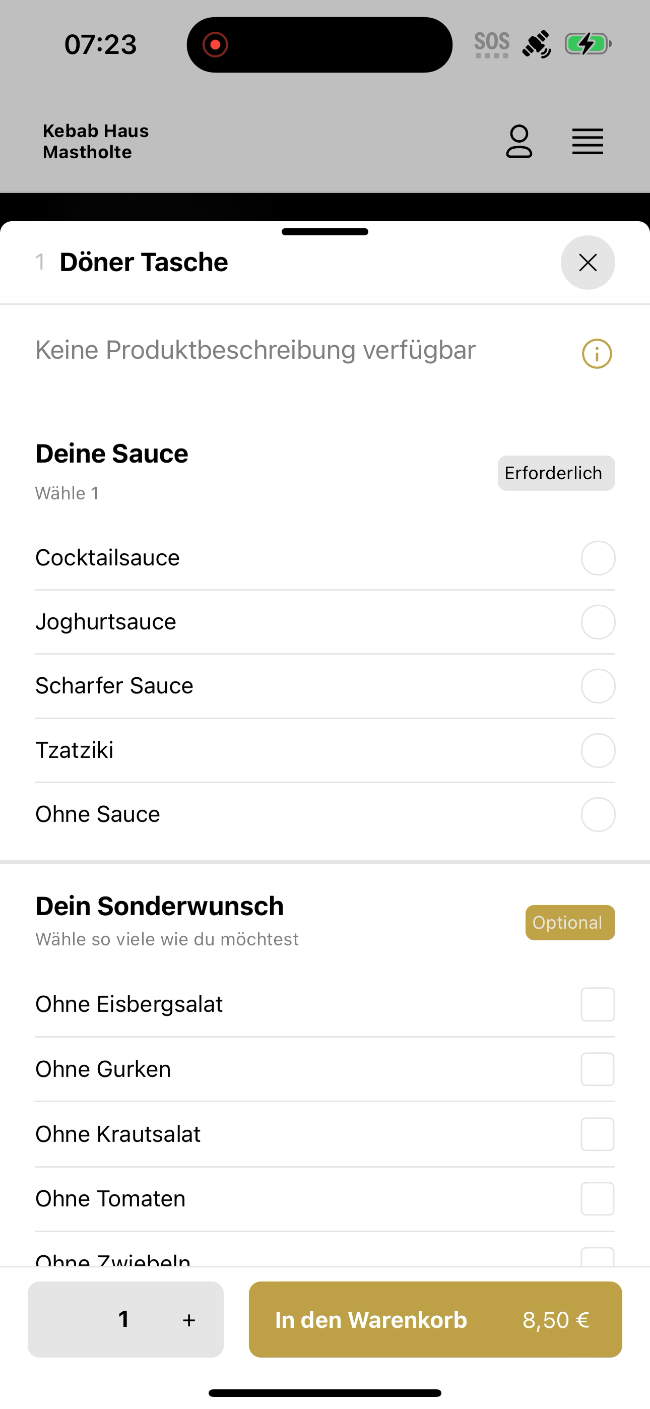 Kebab Haus Mastholte screenshot 8