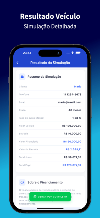 Simular Financiamento Screenshot 4 of 5