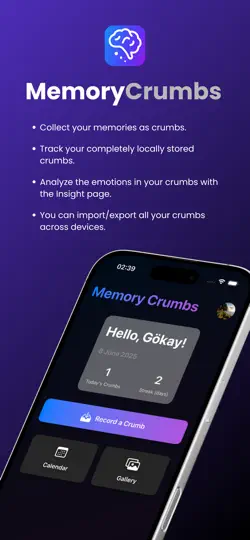 Memory Crumbs iPhone Ekran Görüntüsü 1