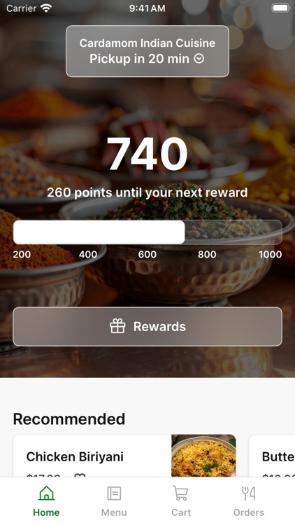 Cardamom Indian Cuisine To Go