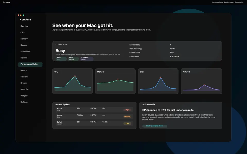 CoreAura screenshot 4 of 4