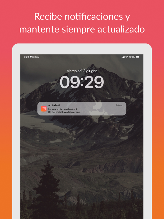 Aruba Mail Screenshot