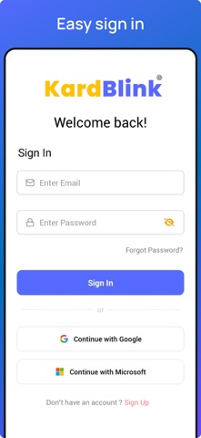 KardBlink screenshot