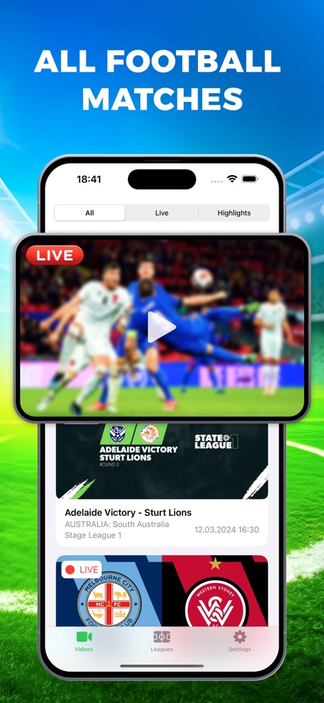 Live Football TV. Soccer Score - This app delivers instant access to live football streams and detailed match listings, allowing users to watch events unfold and preview upcoming games.